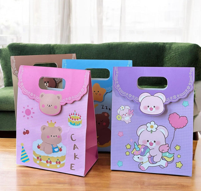 12 Bolsas de Regalo con Velcro Chica $4.5 c/u