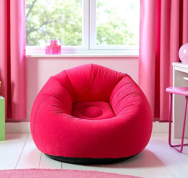 Sillon Inflable Infantil Tipo Puff Colores