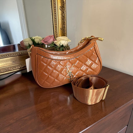 Bolso de Mujer "YLS" Dorado Colores