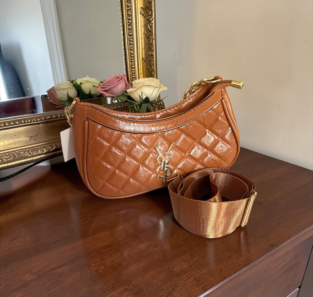 Bolso de Mujer "YLS" Dorado Colores