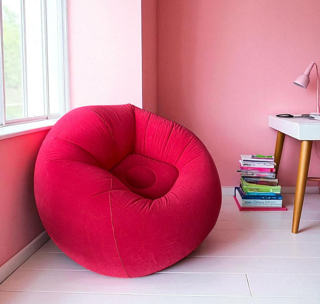 Sillon Inflable Infantil Tipo Puff Colores