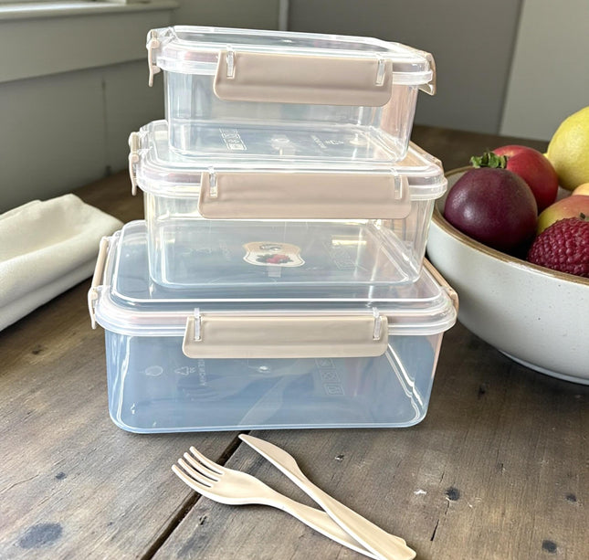 Set de 3 Toppers Tipo Lonchera con Cubiertos