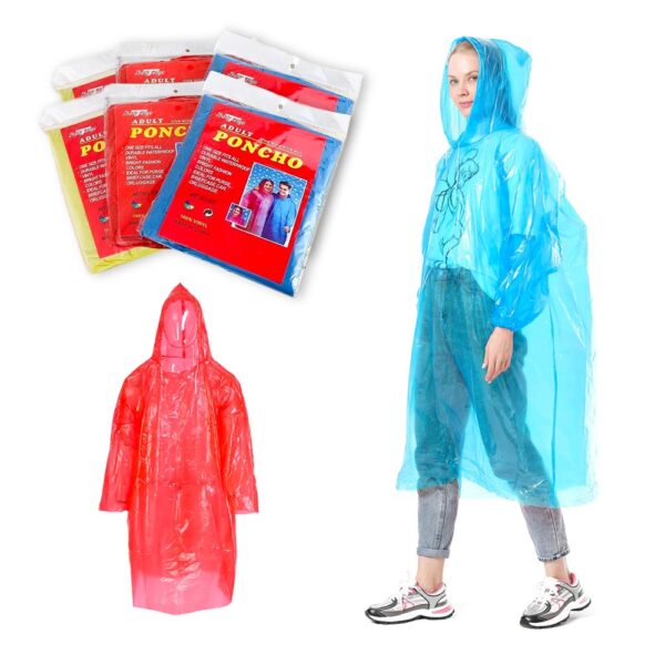 20 Impermeable para Lluvia Adulto 120 CM * 65Cm $12.45 c/u