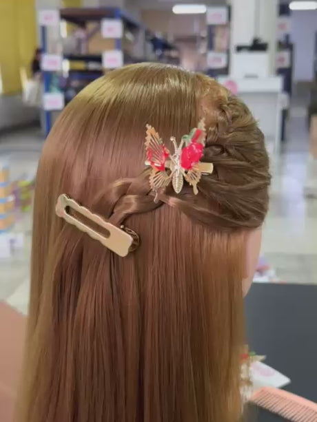 12 Pasadores Mariposa con Cereza $7.2 c/u