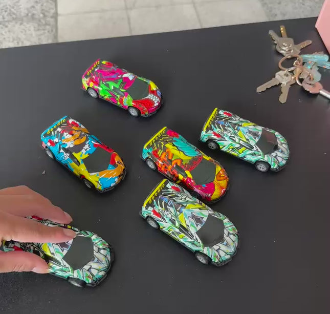 6 Carros de Fricción Juguetes Decorados $7.5 c/u