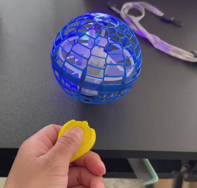 2 Pelota Giratoria Electrica con Luz $72 c/u