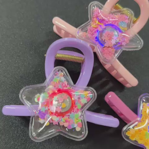 12 Pinzas confetti con luz $8.25 c/u
