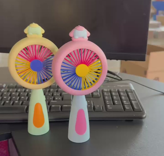 Ventilador Sanrio Individual Colores
